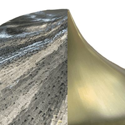 What Type of Finish Should Be Done on a Metal Tulip Base?